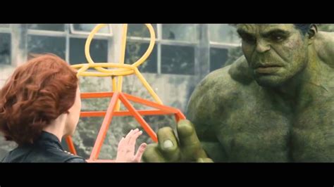 Black Widow & Hulk Romantic Scenes - Avengers Age of Ultron - YouTube