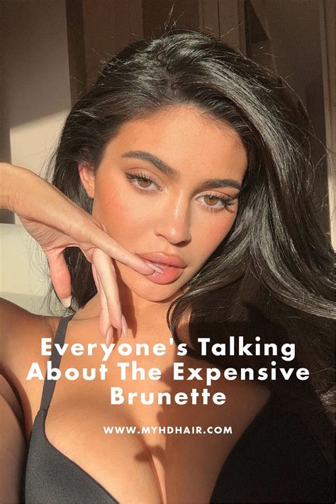 Everyone's Talking About The Expensive Brunette in 2024 | Dark brunette hair, Brunette hair ...