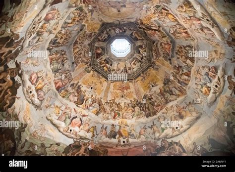 The Last Judgment fresco by Giorgio Vasari and Federico Zuccari 1568 to ...