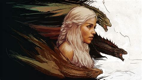 Daenerys Targaryen HD Wallpaper - Game of Thrones TV Show by Yama Orce