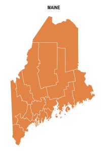 Maine County Map: Editable & Printable State County Maps