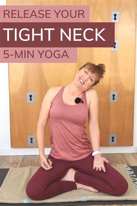 5 minute yoga for neck pain and tension – Artofit