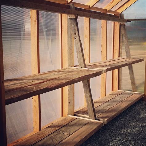 greenhouse shelving | Greenhouse shelves, Diy garden furniture ...