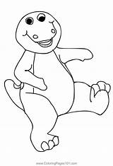 Barney 1 Coloring Page For Kids  Free & Friends Printable sketch template