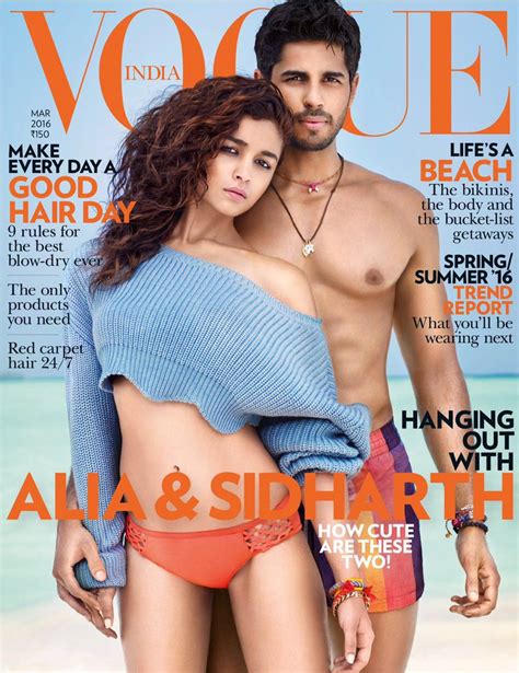 Sidharth Malhotra and Alia Bhatt's Hottest photo shoot for Vogue..!!