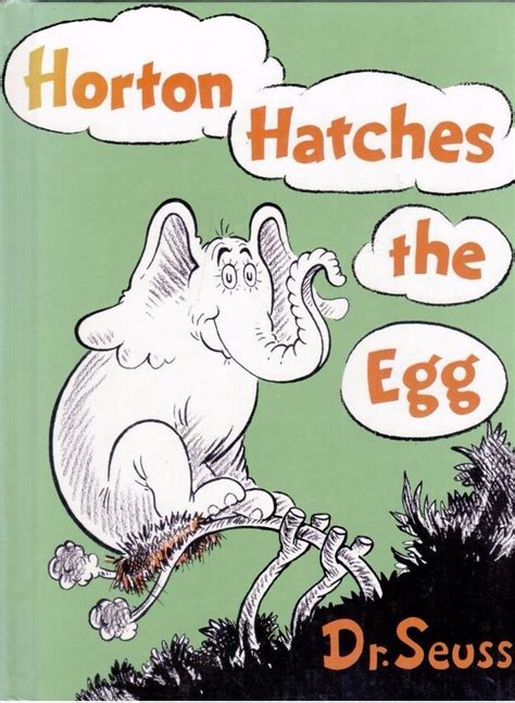 Horton Hatches the Egg by Dr. Seuss - S/Hand - Large Size Format ...