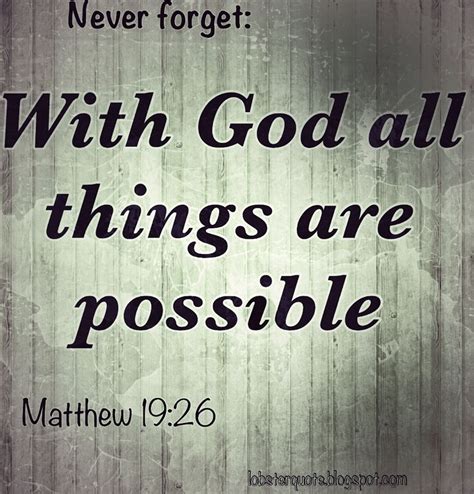 All things are possible Lovely Quote, Beautiful Words, Bible Quotes, Me Quotes, Jesus Scriptures ...