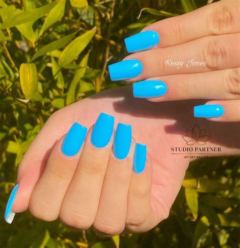 Neon Blue Nails - Stand Out with this Vibrant Nail Color