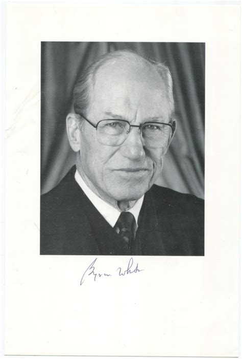 Supreme Court Justice Byron White Signed Halftone Portrait | Holzman Antiques