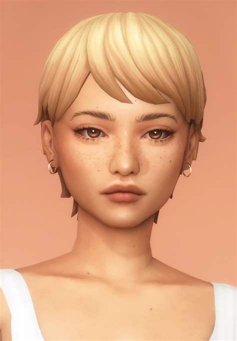 Sims 4 Maxis Match Short Hair Cc Female Fandomspot | Hot Sex Picture