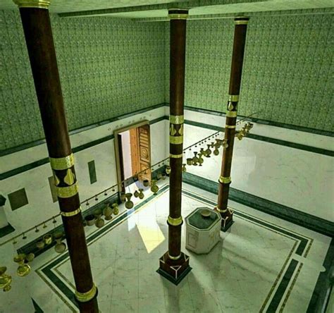 Interior of Khana Kaba | Mekke, Camiler, Dini mimari