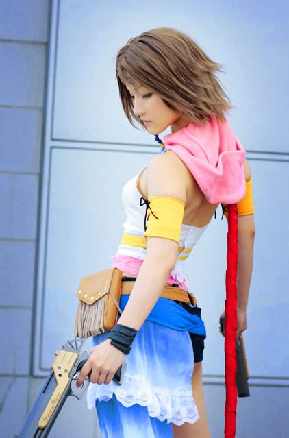 Final Fantasy Cosplay Costumes: Final Fantasy X-2 Yuna Cosplay Costume