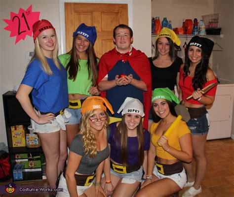 Snow White and his Seven Dwarfs Group Halloween Costume