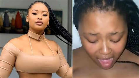 South African socialite Cyan Boujee reportedly starts peeing on herself ...
