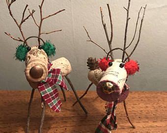 Wine Cork Reindeer Cork Crafts Christmas, Outdoor Christmas Decorations, Christmas Projects ...
