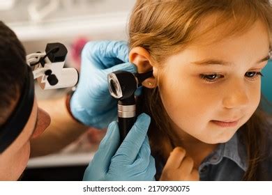 Closeup Examination Childs Ear Otoscope Otoscopy Stock Photo 2170930075 | Shutterstock