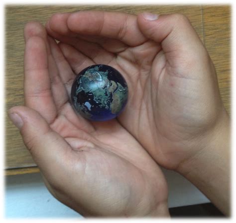 Blue Earth Marble With Natural Earth Continents - CCTHEO