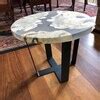Wide Top Coffee Table Base/end Table/marble/granite/live Edge - Etsy