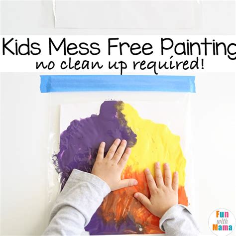 Kids Mess Free Painting