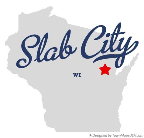 Map of Slab City, WI, Wisconsin