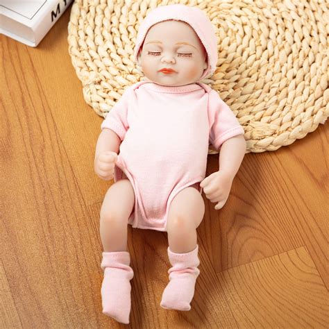 Mini Reborn Baby Dolls 11 Inch Full Body Silicone Vinyl Realistic ...