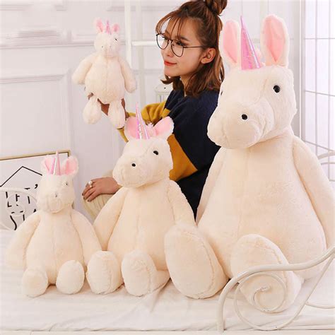 Big Fluffy Unicorn Soft Plush Toy - Well Pick