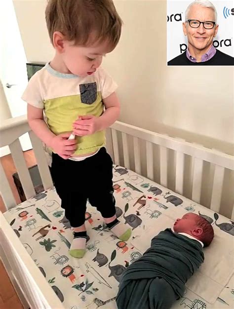 Anderson Cooper Says Son Wyatt Is Getting Along with Baby Brother