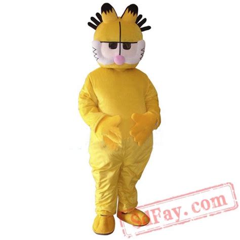 Garfield Cartoon Mascot Costume | Cartoon mascot costumes, Garfield cartoon, Mascot