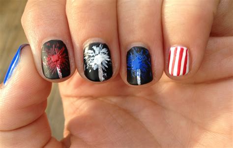 Miscellaneous Manicures: July 4th Sparklers
