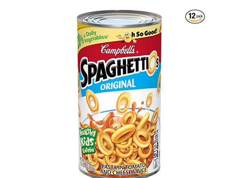 12 Cans of 22.4oz Campbell's SpaghettiOs $9.67 (Reg $17) or $8.65 ...