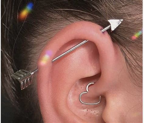 Industrial Bar Piercings: The Complete Guide - Emerald Sparkles