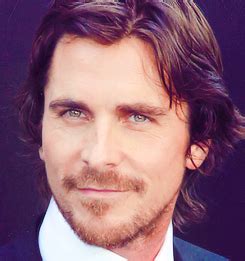 His eyes are always different colors. I love that! Christian Bale, Batman Begins, Chris Bale ...