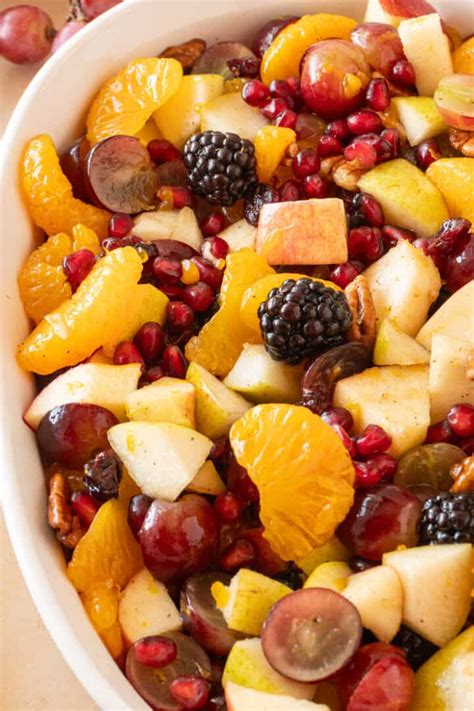 The BEST Thanksgiving Fruit Salad - Easy & Delicious!