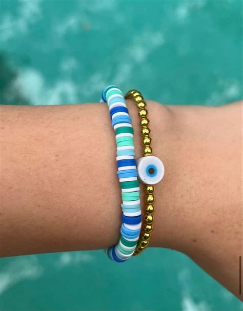 Blue ocean bracelet pack!Gabby’s design | Beads bracelet design, Beaded jewelry designs, Beaded ...