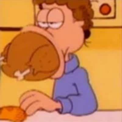 Meme Generator - John Arbuckle eating turkey - Newfa Stuff