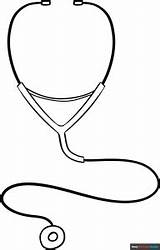 How To Draw A Stethoscope  Really Easy Drawing Tutorial sketch template