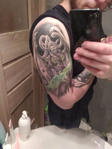 Demonic Illidan Stormrage by Anna from FEELINKGood, Lodz, Poland. : r/tattoos