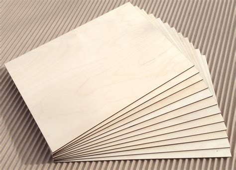 Buy Birch Plywood 300mm x 500mm -3mm Laserply for Laser Cutting ...