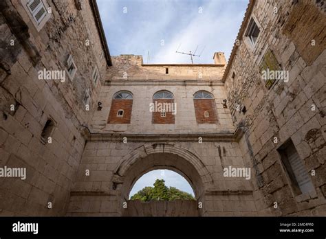 View in Old Town Split, Croatia Stock Photo - Alamy