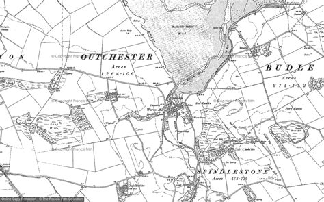 Old Maps of Budle Bay, Northumberland - Francis Frith