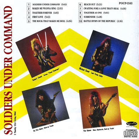 Cries from the Quiet World: Stryper "Soldiers Under Command"