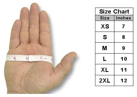 Glove Size Chart | Saf-T-Glove