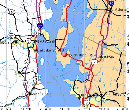 South Hero, Vermont (VT 05486) profile: population, maps, real estate, averages, homes ...