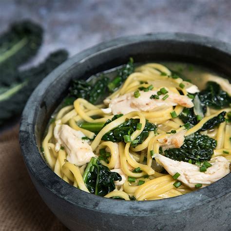 Chicken, Noodle & Cavolo Nero Soup | Recipes