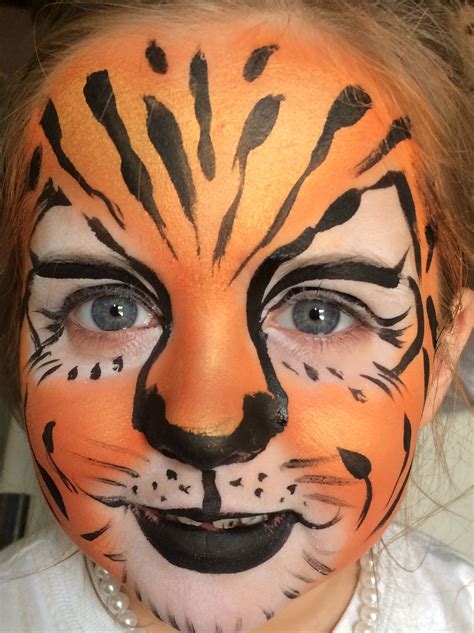 Animal Face Paintings, Animal Faces, Tiger Mask, Face Painting Easy, Easy Tiger, Mouthwash ...