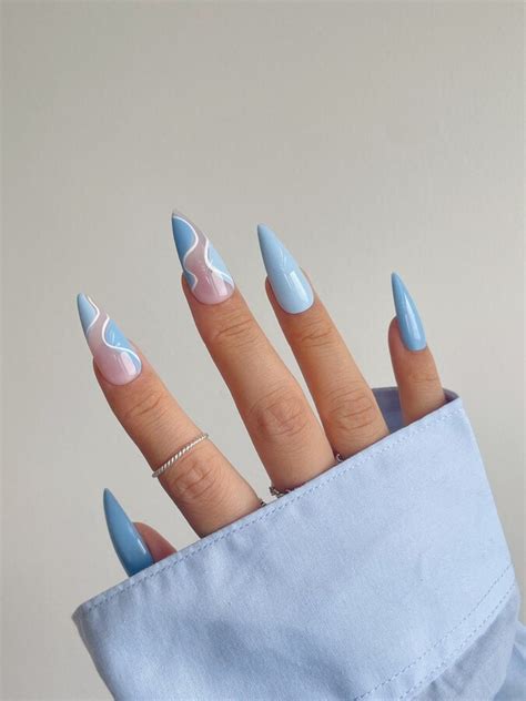 45+ Gorgeous Light Blue Nails To Spruce Up Your Look | Le Chic Street