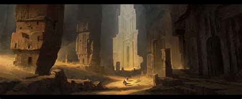 Brutalist Fantasy Ruins, Jose Vega | Fantasy landscape, Fantasy concept art, Brutalist