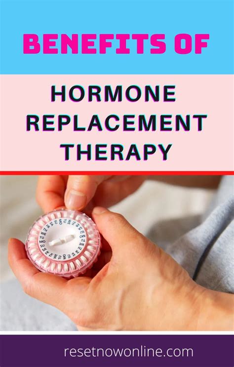 Benefits of Hormone Replacement Therapy in 2021 | Hormonal treatment ...