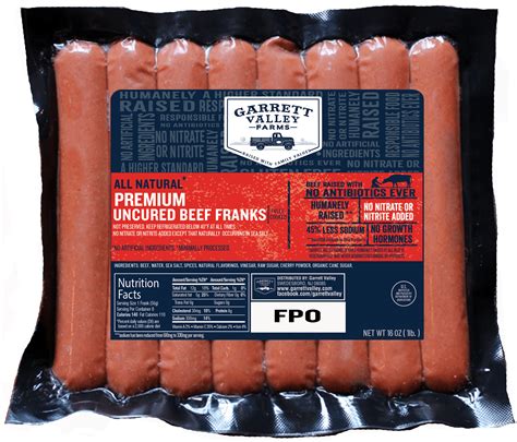 PREMIUM BEEF FRANKS - Garrett Valley