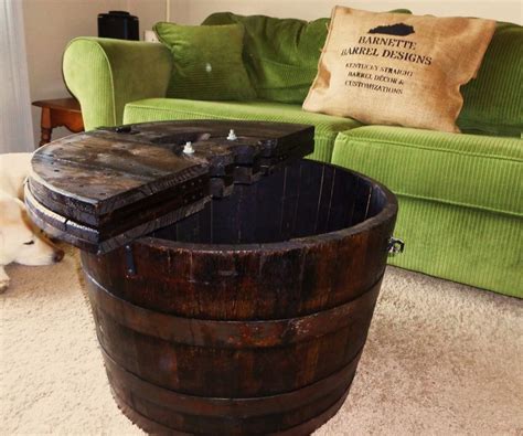Pin by Kyle Barnette on For the Home | Barrel coffee table, Kentucky bourbon barrels, My old ...